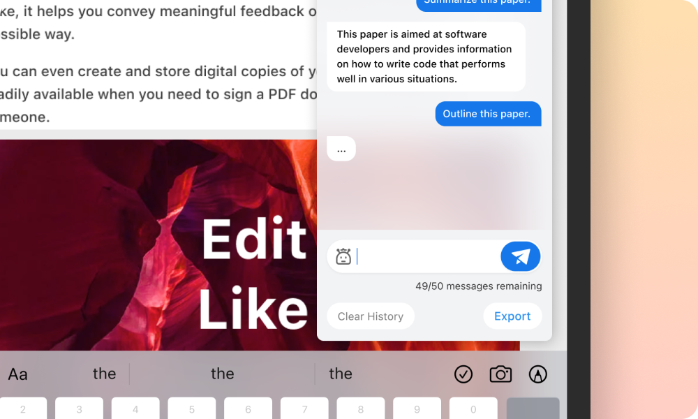 iOS 端面板显示消息计数