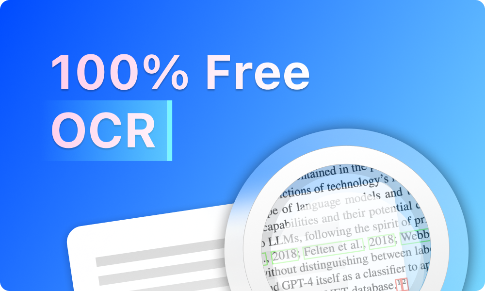 免费 OCR 的官方说明